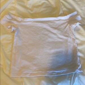 White Off The Shoulder Top